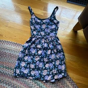 Floral Open Back Abercrombie Dress